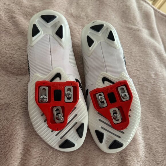 Like New Nike SuperRep Cycling Shoes Women's White CJ0775-100 SIZE 6 Cleets - Picture 4 of 6